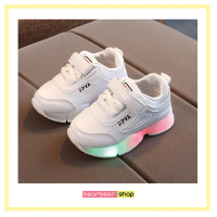 SEPATU ANAK LED SIMPLE CASUAL / SEPATU ANAK LED / SEPATU ANAK LAKI LAKI / SNEAKER ANAK PEREMPUAN - B