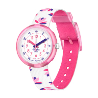 【Flik Flak】兒童手錶 MARINETTE 兒童錶 編織錶帶 瑞士錶 錶(31.85mm)