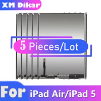 Wholesale 5Pcs LCD Replacement For iPad Air 1 For iPad 5 A1474 A1475 A1476 LCD Display Screen Panel Digitizer Assembly (NO Touch