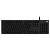 แมคคานิคอลเกมมิ่งคีย์บอร์ดแบบมีสาย รุ่น G512 Carbon (Blue Switch) TH-EN มาพร้อมไฟ RGB ด้วยเทคโนโลยี 