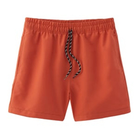 เบสิโค กางเกงขาสั้นเอวยางยืด สำหรับผู้ชาย รุ่น FTPP24Q1YMR02 สีส้ม
