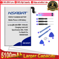 HSABAT 0 Cycle 5100mAh HB555591EEW Battery for Huawei Mate30 Pro 5G / Mate 30 pro 5G / Mate30Pro 5G Replacement Accumulator