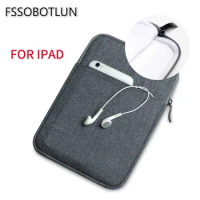 FSSOBOTLUN,6 Colors,High Quality For Apple iPAD iPad9.7/Pro9.7 Pouch Zipper Canvas Bag Protector Case For iPad AIR1/2