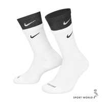 Nike 襪子 中筒襪 雙層 吸濕排汗 黑白【運動世界】DD2795-104