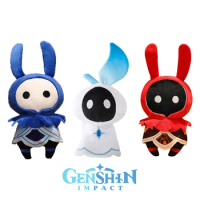 Genshin Impact Account Abyss Mage Cute Fire Water Abyss Mage Childhood Doll Anime Doll Pillow Home Decor Bedroom Decoration