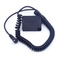 DCC8 DMW-BLC12 DC Coupler Fake Battery Spring Cable For Panasonic Lumix DMC FZ2500 FZ2000 FZ300 GX8 G80 G81 G85 G5 G6 Camera