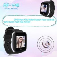 Personal GPS Smart Watch Tracker RF-V46 4G LTE GPS Tracker for Elederly Kids Health Management with HR&amp;BP GPS Real time Tracking