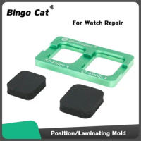 Watch Repair Tools Set Laminating Mat Position Mold For Apple iWatch Watch S8 S7 41mm 45mm LCD Touchscreen Display Glass Repair