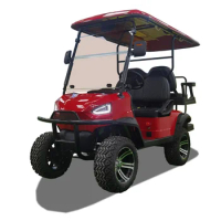 2024 New Comfortable Luxury Folding Scenic Sightseeing Car 4-Seater 48/60/72V Off-Road Electric Golf Cart With Bluetooth Audio