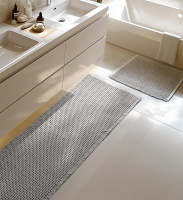 Large Waffle Bath Mat Set  Non-slip Bathroom Mat Set  Bathroom Decor Super Absorbent Bath Mat  Super