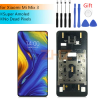 For Xiaomi Mi Mix 3 lcd display touch screen Digitizer Assembly lcd digitizer with frame Mix 3 screen Replacement Repair Parts