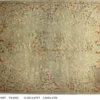 french aubusson rugs s And s Pure Handmade In 366cmx539cm 12'x 17.67' Beige Big Side gc88aubYSA945