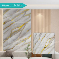 SKY - Wallpaper Dinding Motif Vinyl Roll Marble Foam Marmer Sticker Kamar Dekorasi PET 120 x 280cm W