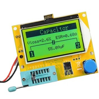 LCR-T4 All-in-1 LCD Component Tester Transistor Diode Capacitance ESR Meter Inductance High Quality Multi-function Meter Yellow