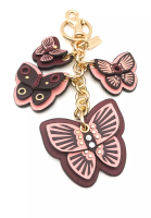 Coach Coach Butterfly Cluster Bag Charm - Pink