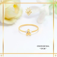 CINCIN EMAS BUNGA EMAS MUDA KADAR 6K (300) KODE CP 28 SUNNIES GOLD