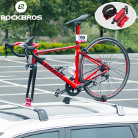 ROCKBROS Bicycle Rack For Car Bike Cargo Roof Racks Carrier MTB Road Alloy Fork Car Bike Block Alloy Mount Bike Accessories