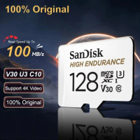 SanDisk High Endurance micro SD Card for Dash Cam Home Monitor Memory Cards C10 4K Video UHD MicroSD Trans Flash Card Original