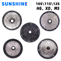 MTB Cassette 9 10 11 12 Speed 40T 42T 46T 50T 52T Bicycle Velocidade Sprocket New SUNSHINE BIKE