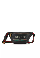 Gucci 二手 Gucci 皮革標誌腰包