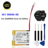 Replacement Battery 361-00096-00 361-00096-01 For GARMIN Fenix 5S 5SPlus Fenix 5S Plus Sapphire GPS Watch Battery + Free Tools