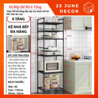 Kệ Bếp Đa Năng Kệ Để Đồ Nhà Bếp 5-6 Tầng Tiện Lợi Thép Không Gỉ Siêu Chắc Chắn 25 June Decor