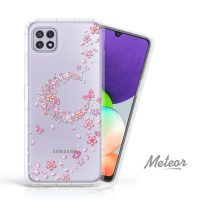 Meteor Samsung Galaxy A22 5G 奧地利水鑽殼 - 櫻月