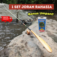 1 Set Joran Fiber Premium Kuat Super Lentur - Joran Pancing ikan Wader Nilem Udang Nila lele