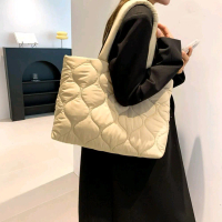 Puffy Bag Lusiana / Tote Bag Resleting Big Size Laptop Up To 16 Inch Tas Laptop Kekinian Tas Kuliah 