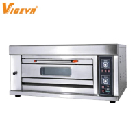 Factory price bakery gas oven 1 deck 2 trays