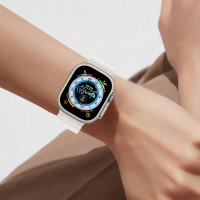 HOTGO Apple Watch 海洋錶帶-石蓮藍色