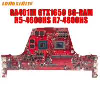 GA401IH motherboard For ASUS ROG Zephyrus G14 GA401iH GA401ii Laptop Motherboard.CPU:R5-4600HS,R7-4800HS.GPU:GTX1650 V4G.8GB-RAM