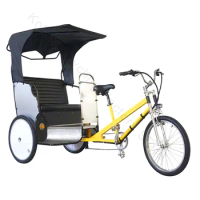 3 Wheel Pedicab Rickshaws For Sale Cycle Rickshaw Can Seat 3 Passengers Bike Taxi For Renting Europe Style