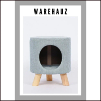 COD Premium Comfortable Cat House Chair (Grey & Round)