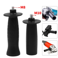 1pc Angle Grinder Auxiliary Side Handle M8-134mm M10-113mm Thread Plasic Metal Parts For Grinding Machine Power Tools