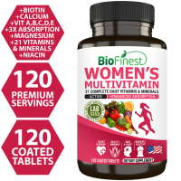 Biofinest Womens Multivitamin Multimineral Supplement - Vitamins A C E D K B1 B2 B3 B5 B6 B12 Magnes
