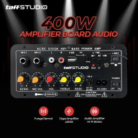 Audio TaffSTUDIO Amplifier Board Audio Bluetooth USB FM Subwoofer DIY 400 W - D10OK - Black Terlaris