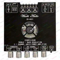As21 2.1 Channel Tpa3255 Bluetooth Digital Amplifier Board Module Tone Subwoofer 220W * 2 350W