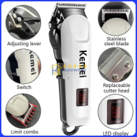 Kemei Cukur Rambut Professional Barber Hair Clipper Trimmer - KM-809A