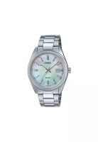 CASIO Men Analog Watch MTP-1302DS-7AV Silver Stainless Steel Strap