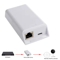 Gigabit POE splitter Extend power for USB Type C device up to 100M for Nest IQ Macbook Google Wifi
