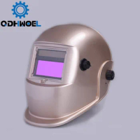 QDHWOEL 2 Years Warranty Auto Darkening Solar Laser Welding Helmet Mask KM-6000D