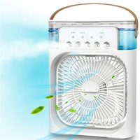 New Portable Air Conditioner Fan USB Desk Fan Mini Evaporative Air Cooler Fan With 7 Colors Lights Personal Air Cooler