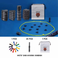 MAGNET WAR FUN PLAY SET FAMILY GAME permainan seru strategi edukasi