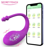 Bluetooth APP Vibrators Vagina Clitoris Stimulation Vibrating Egg G Spot Anal Massager Sex Toys for Women Panties Wearable Balls