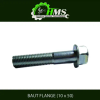 BAUT FLANGE (10 x 50) - BAUT RING BIBIR TOPI 10 mm Panjang 50 mm Kunci 14 (Harga Per 1 PC)