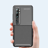 RK10 All-inclusive Carbon Fiber Redmi Phone Case For Redmi Note7/Note8 Pro/Note9 Pro/Note10 Pro Anti-Drop Mobile Protective Case