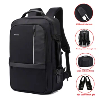 Men Backpack USB Anti theft Bag Laptop Bag Business Trolley Case Style Travelling Bag Waterproof Enlarge Capacity Gripesack