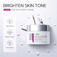 Dr Rashel White Skin Whitening Fade Cleanser 80g and Dr Rashel Fade Spots Night Cream, Reduce Dark S