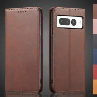 Magnetic attraction Leather Case for Google Pixel 7 Pro / Pixel 7 7A Holster Flip Cover Case Wallet Phone Bags Fundas Coque